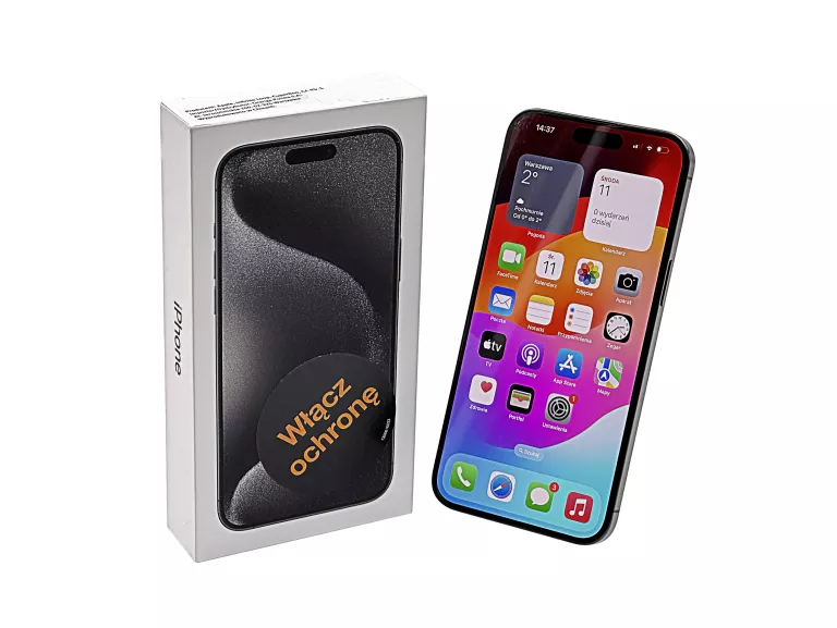 TELEFON APPLE IPHONE 15 PRO MAX 256GB BLACK - STAN IDEALNY, NA CZĘŚCI!