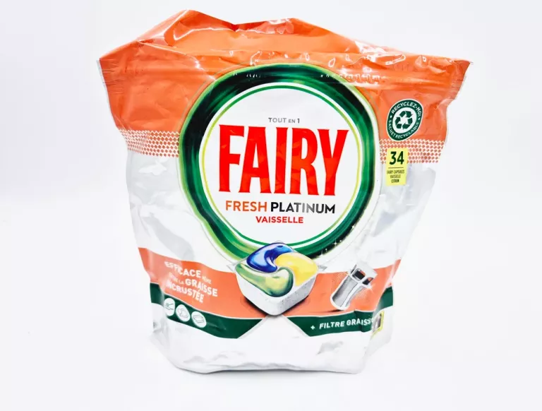 KAPSUŁKI DO ZMYWARKI FAIRY FRESH PLATINUM VAISSELLE 34 SZTUKI STAN IDEAŁ