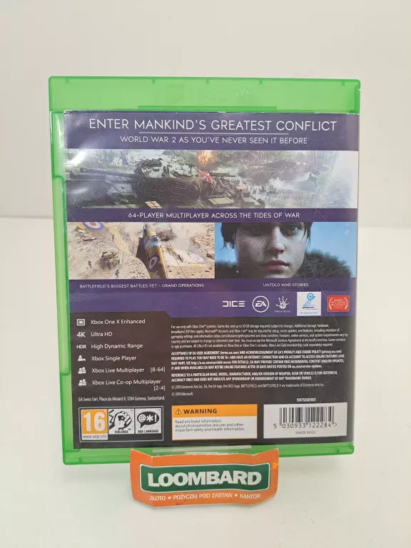 GRA XBOX ONE BATTLEFIELD V