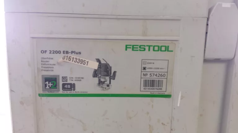 FREZARKA GÓRNOWRZECIONOWA FESTOOL OF 2200 EB-PLUS