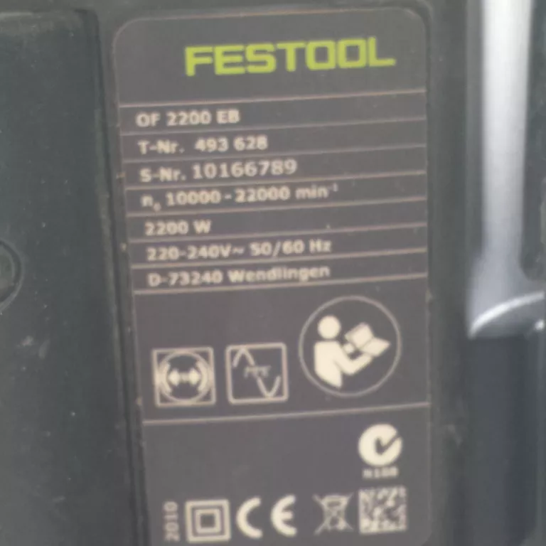 FREZARKA GÓRNOWRZECIONOWA FESTOOL OF 2200 EB-PLUS