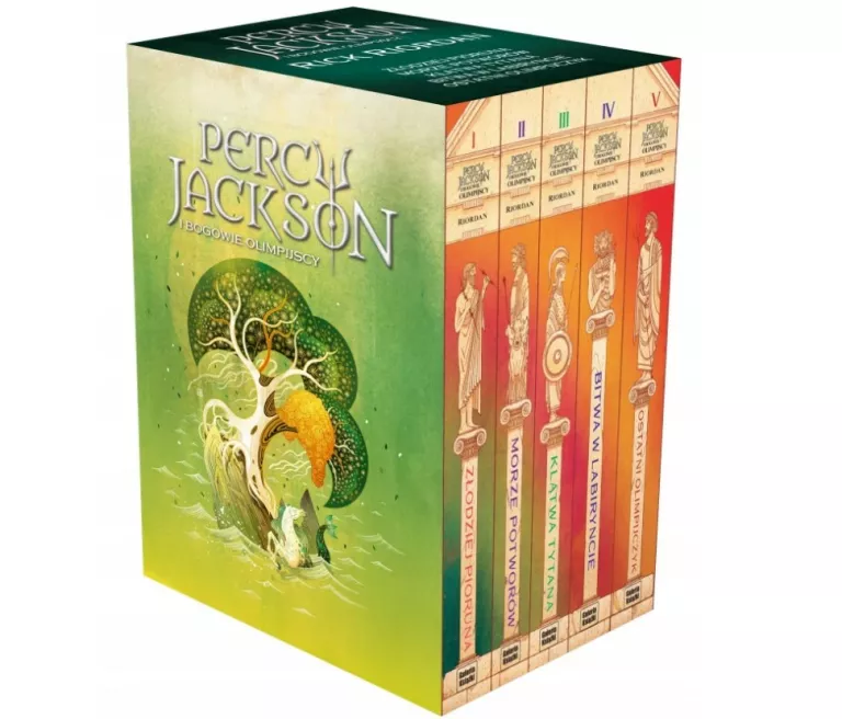 PAKIET PERCY JACKSON I BOGOWIE OLIMPIJSCY ZESTAW KSIĄŻEK