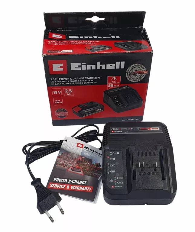 ORYGINALNA ŁADOWARKA EINHELL 18V POWER X-CHANGE 3 A 72 W 45.120.96