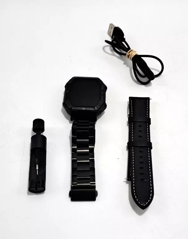 SMARTWATCH K55 + ŁADOWARKA + PASEK + PUDEŁKO