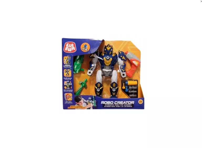 ELEFUN ROBO CREATOR INTERNATYWNY DUŻY ROBOT DO SKŁADANIA ŚWIATŁO DŹWIĘK 3+