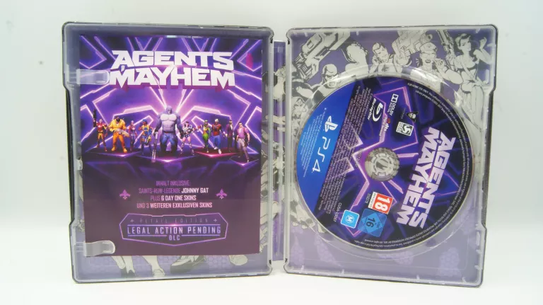 AGENTS OF MAYHEM NA PS4 STEELBOOK