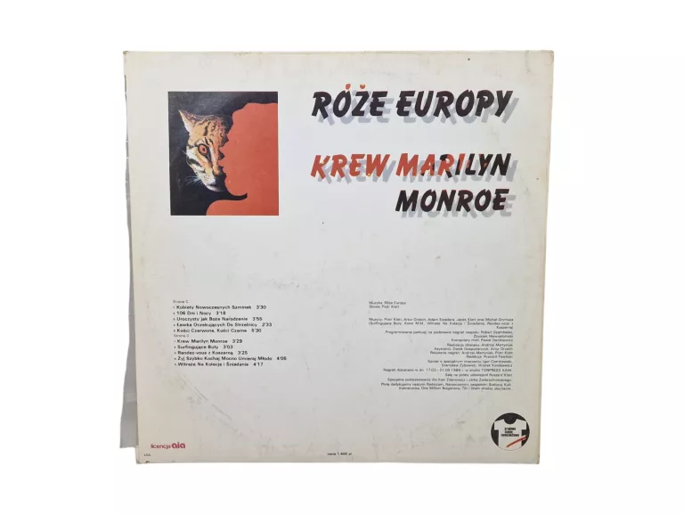 RÓŻE EUROPY KREW MARILYN MONROE - WINYL