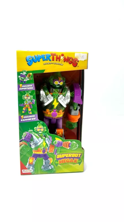 SUPER ZINGS THINGS ROBOT SUPERBOT MEGA-K POWYSTAWOWY