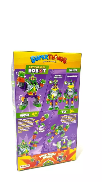 SUPER ZINGS THINGS ROBOT SUPERBOT MEGA-K POWYSTAWOWY
