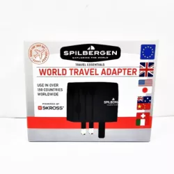 ŚWIATOWA WTYCZKA PODRÓŻNA ADAPTER SPILBERGEN (OBYDWU BRAK NA STANIE)