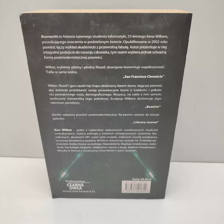KSIĄŻKA BOOMERITIS - KEN WILBER - POWIEŚĆ, KTÓRA DA CI WOLNOŚĆ