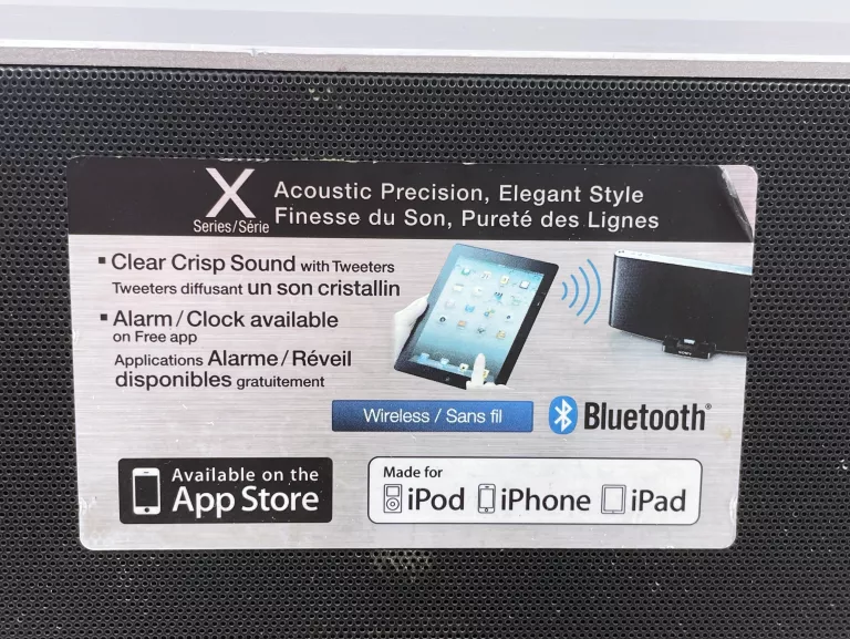GŁOŚNIK SONY RDP-X200IP ZE STACJĄ DOKUJĄCĄ DLA IPADA / IPODA / IPHONE'A