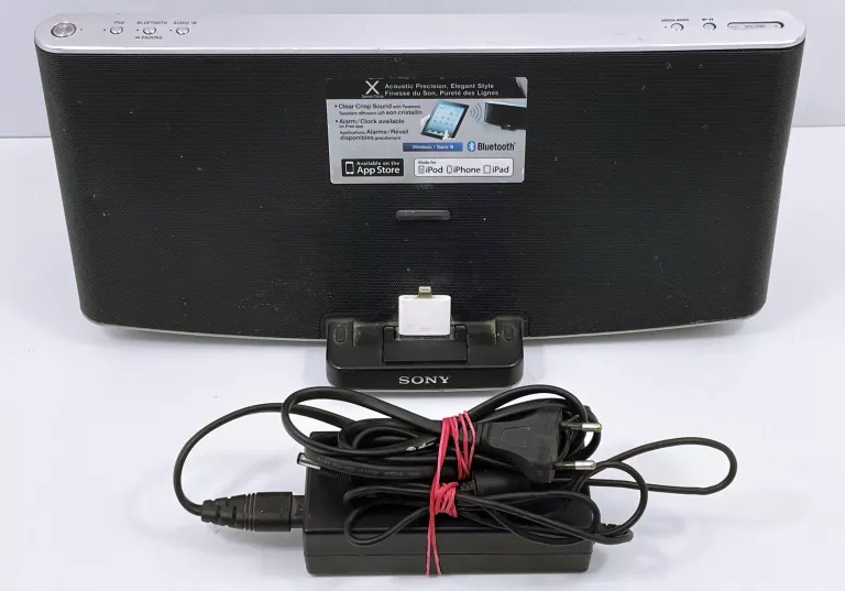 GŁOŚNIK SONY RDP-X200IP ZE STACJĄ DOKUJĄCĄ DLA IPADA / IPODA / IPHONE'A