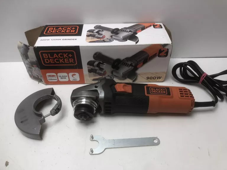 SZLIFIERKA KĄTOWA BLACK DECKER BEG220 900W 125 MM