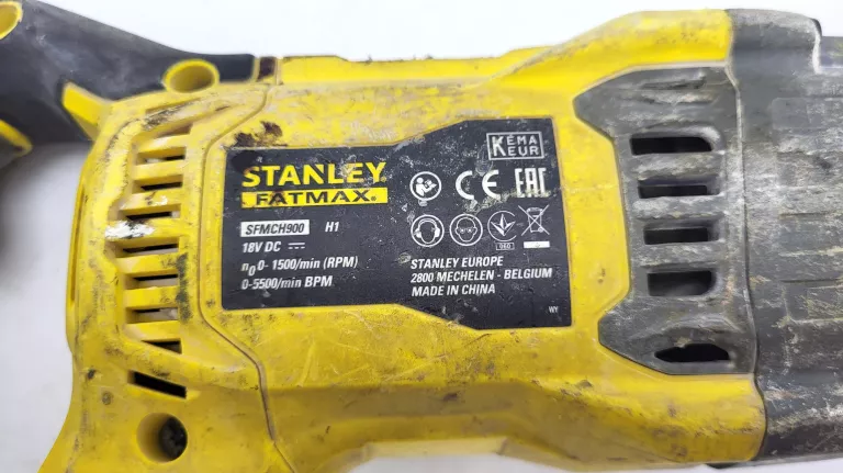 MŁOTOWIERTARKA STANLEY FATMAX SFMCH900 (BATERIA, ŁADOWARKA, WALIZKA)