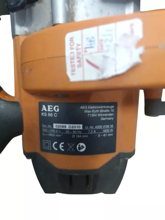 PIŁA TARCZOWA AEG KS 66 C