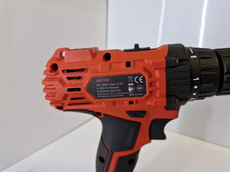 WKRĘTARKA NUTOOL RED 18V 1,5AH NPK18B KOMPLET WIERTARKA