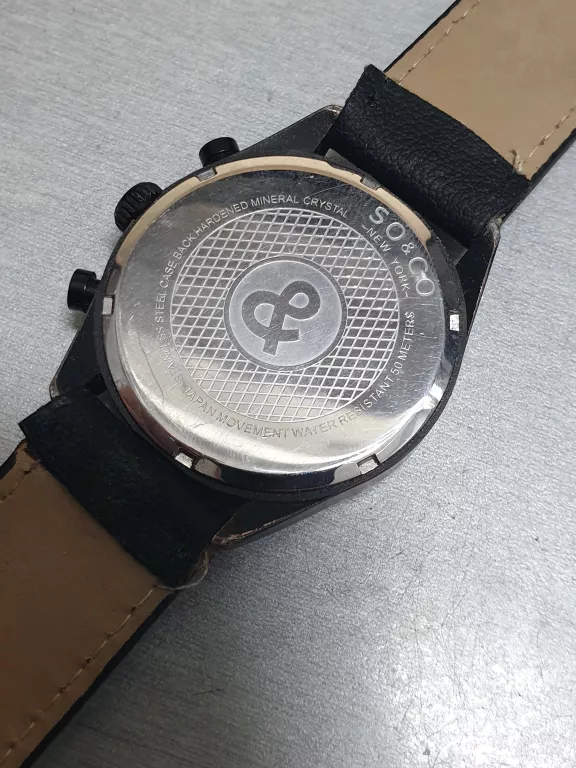ZEGAREK SO&CO NEW YORK CZARNY
