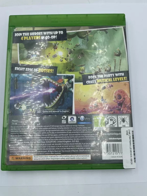 GRA RAYMAN LEGENDS XBOX ONE