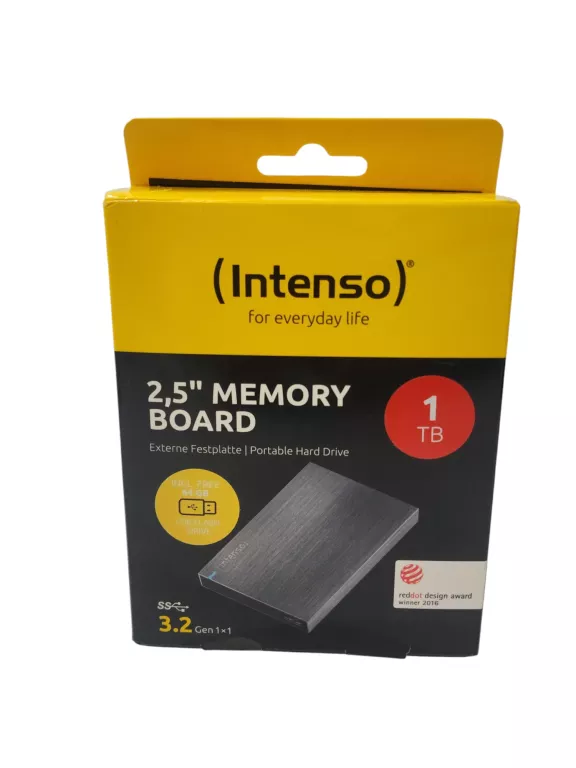 INTENSO 2,5'' MEMORY BOARD 1TB PORTABLE HARD DRIVE