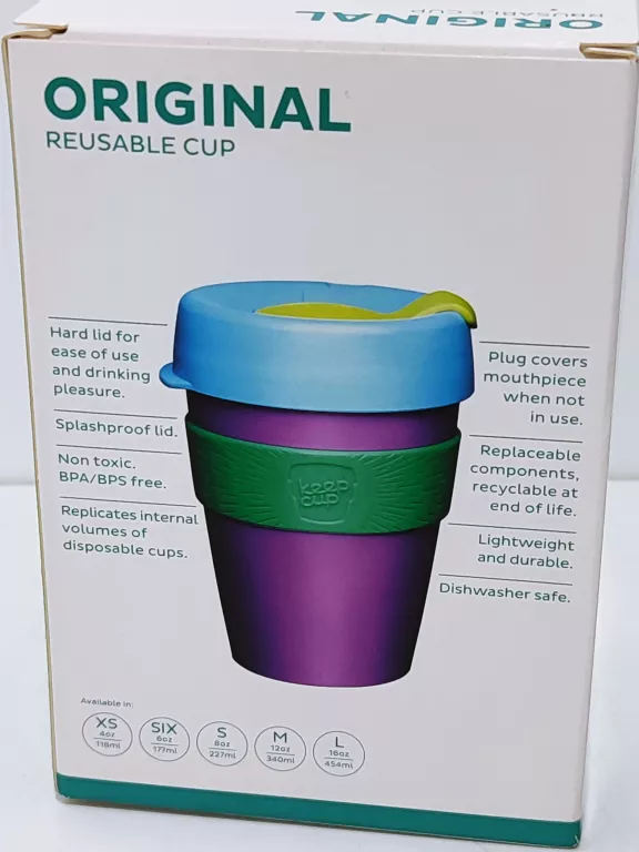 KUBEK KEEPCUP GREEN CAFFE NERO M 340ML