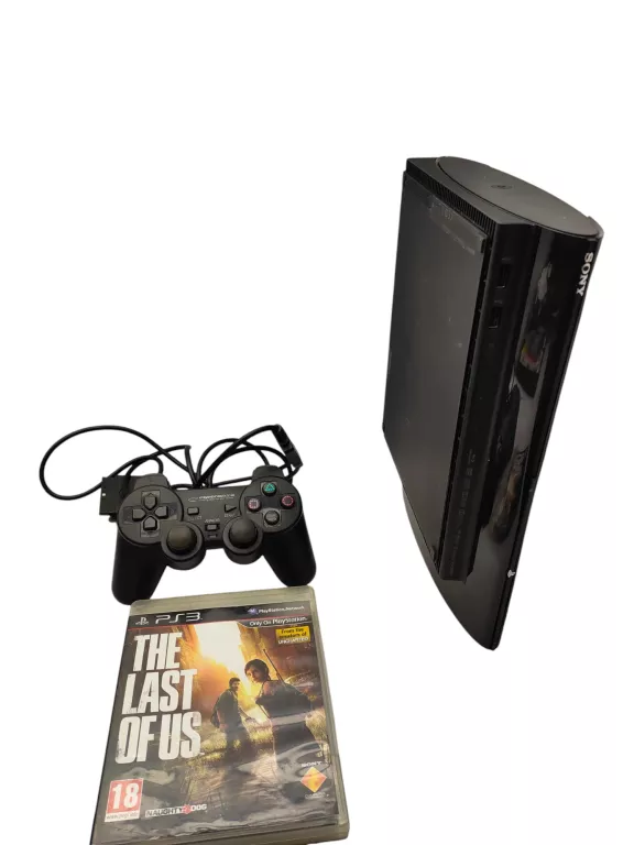 KONSOLA PS3 SUPER SLIM 500 GB 4004C+PAD+GRA+OKABLOWANIE