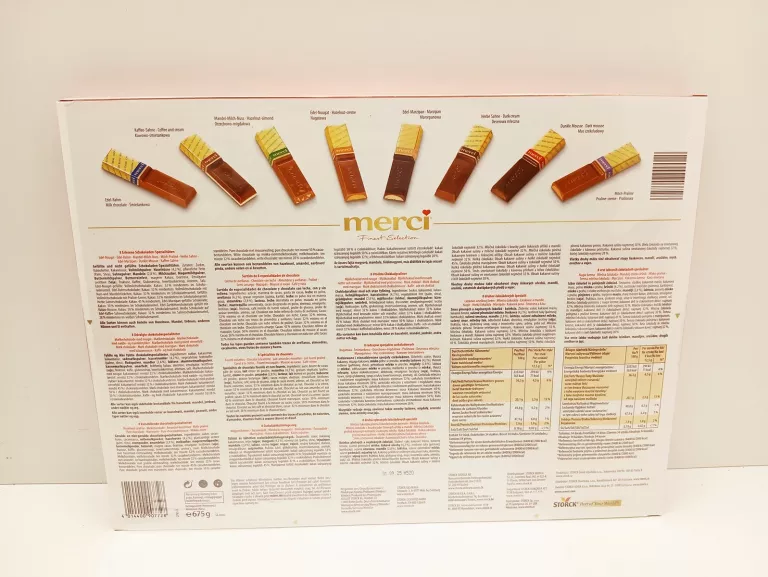 MERCI ŚWIĄTECZNA KOLEKCJA CZEKOLADEK 675 G