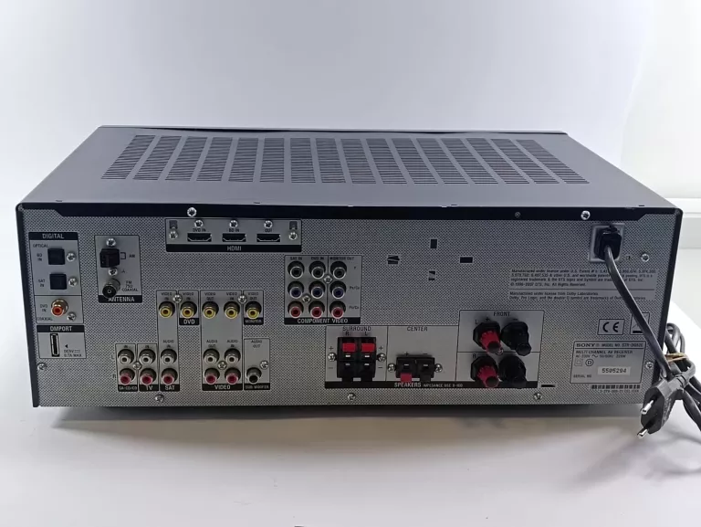 AMPLITUNER SONY STR-DG520 5.1 CZARNY USZKODZONY