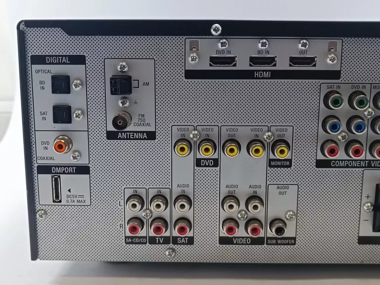 AMPLITUNER SONY STR-DG520 5.1 CZARNY USZKODZONY
