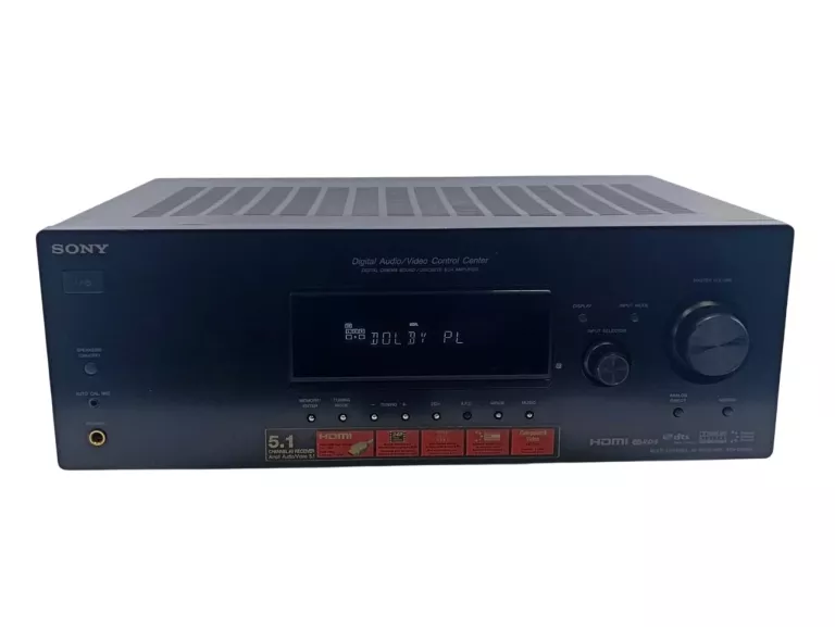 AMPLITUNER SONY STR-DG520 5.1 CZARNY USZKODZONY