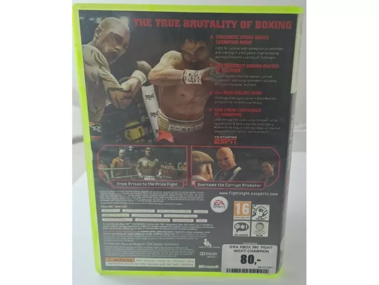 GRA XBOX 360 FIGHT NIGHT CHAMPION