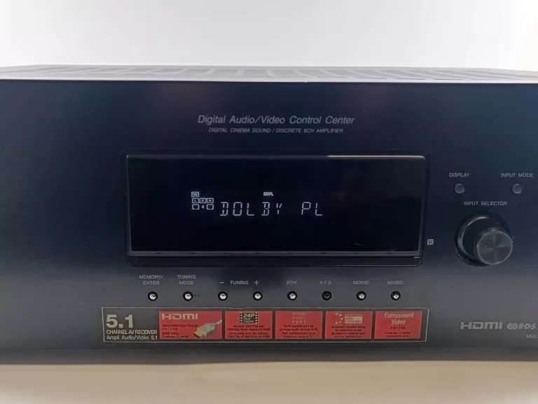 AMPLITUNER SONY STR-DG520 5.1 CZARNY USZKODZONY