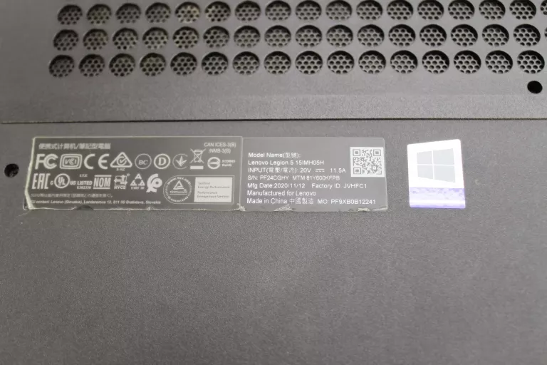 LAPTOP LENOVO LEGION 5 15IMH05 I5/1TB SSD/16 GB RAM/RTX 2060