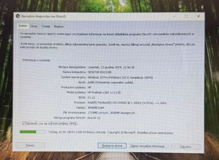 LAPTOP HP PROBOOK X360 HSN-108C *OKAZJA*