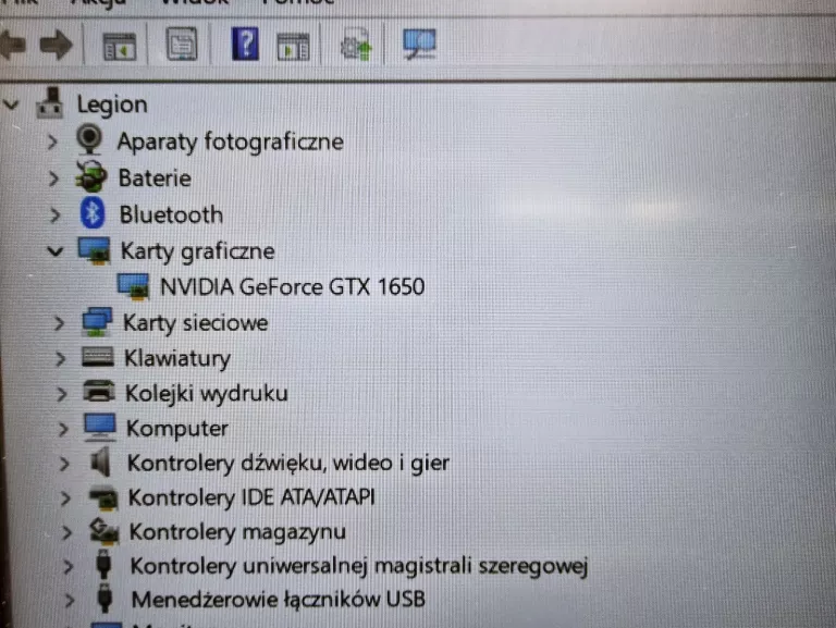 LAPTOP LENOVO LEGION Y540-15IRH I5 8GB RAM 512GB SSD GTX1650 + ZASILACZ