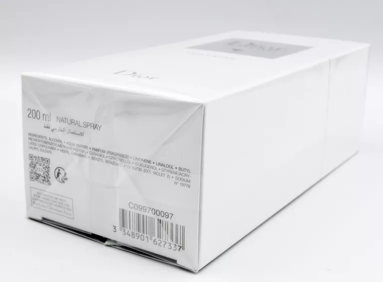 DIOR DIOR HOMME COLOGNE WODA KOLOŃSKA DLA MĘŻCZYZN 200 ML