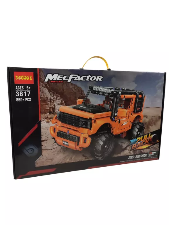 KLOCKI MECFACTOR SUVS-GOBI CHASE /DECOOL 3817/ 860 KLOCKÓW AUTKO SAMOCHÓD