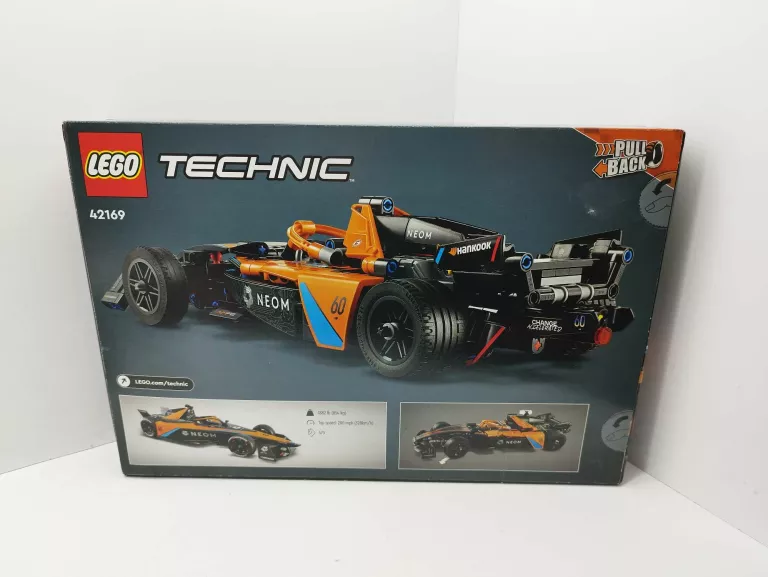 KLOCKI LEGO TECHNIC 42169 NEOM MCLAREN FORMULA E RACE CAR FORMUŁA F1