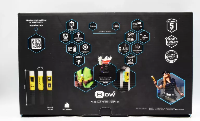 ALKOMAT POLICYJNY PROMILER IBLOW 10