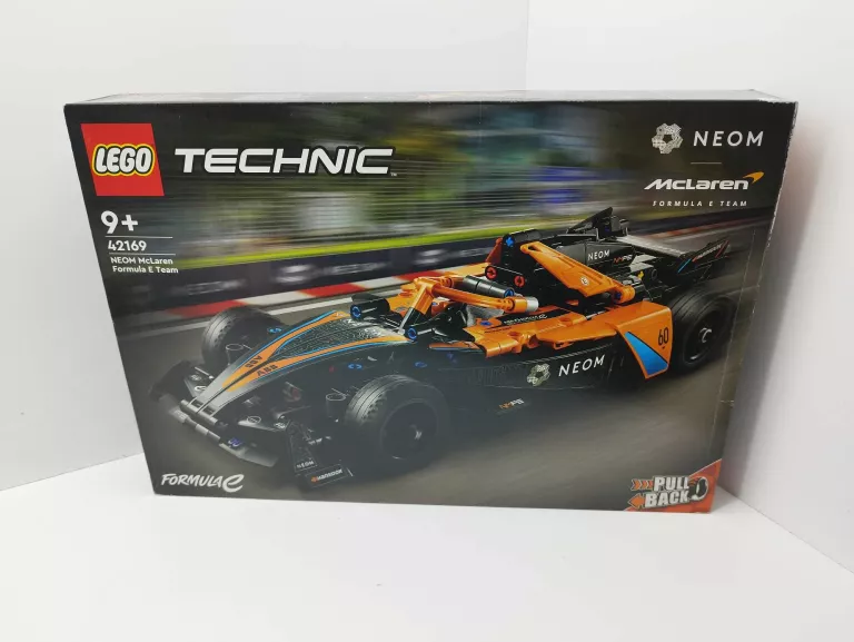 KLOCKI LEGO TECHNIC 42169 NEOM MCLAREN FORMULA E RACE CAR FORMUŁA F1