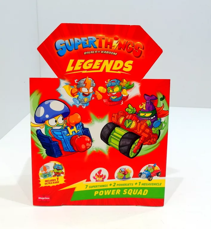 SUPER THINGS ZINGS LEGENDS POWER SQUAD 7 FIGUREK 2 POWERJETS 1 POJAZD 3428