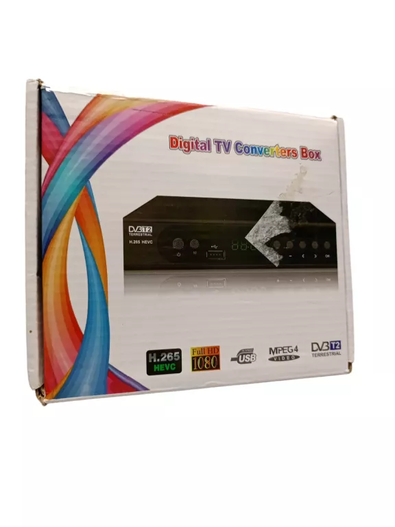 DEKODER TUNER CYFROWY TELEWIZJI TIMESHIFT PVR NAZIEMNEJ DVB-T2 H.265 USB