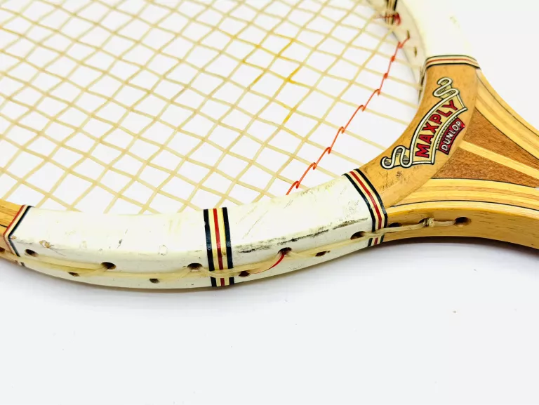 RAKIETA TENISOWA DUNLOP MAXPLY SUPER LASTEK + POKROWIEC PRL VINTAGE RETRO