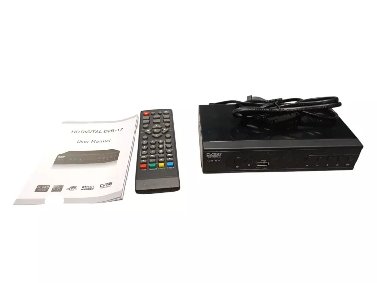 DEKODER TUNER CYFROWY TELEWIZJI TIMESHIFT PVR NAZIEMNEJ DVB-T2 H.265 USB