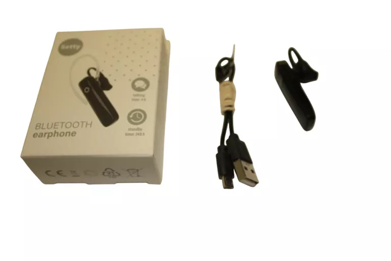 SŁUCHAWKA BLUETOOTH 4.0 SETTY SBT-01 CZARNA ZESTAW SŁUCHAWKOWY(BRAK UCHWYT