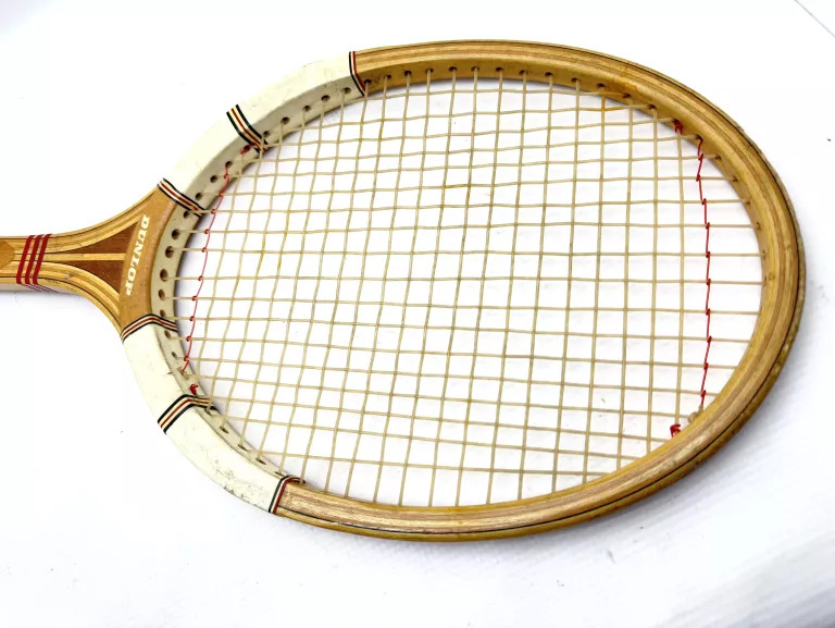 RAKIETA TENISOWA DUNLOP MAXPLY SUPER LASTEK + POKROWIEC PRL VINTAGE RETRO