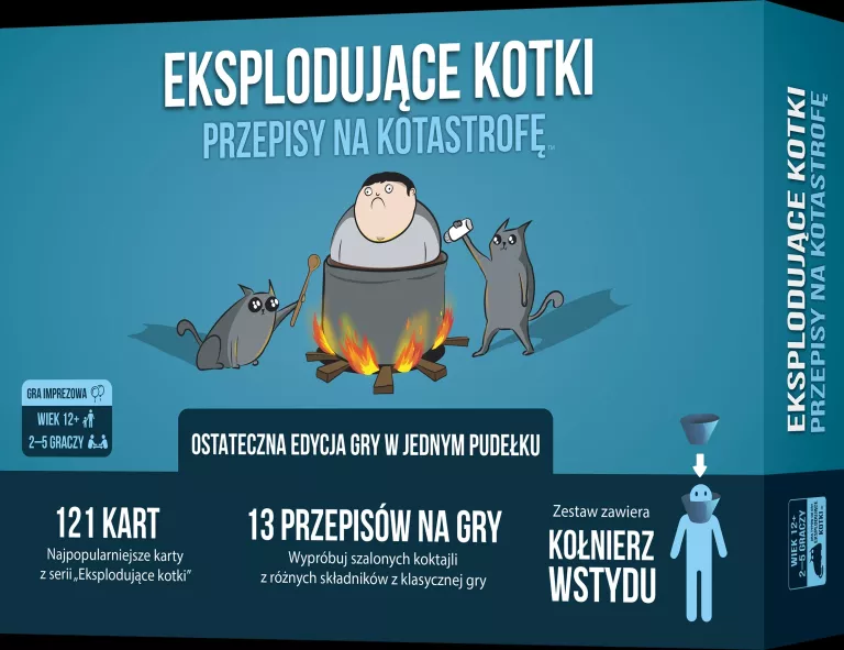 GRA EKSPLODUJĄCE KOTKI PRZEPISY NA KOTASTROFĘ