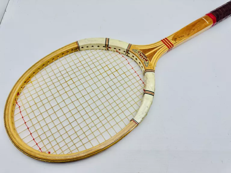 RAKIETA TENISOWA DUNLOP MAXPLY SUPER LASTEK + POKROWIEC PRL VINTAGE RETRO