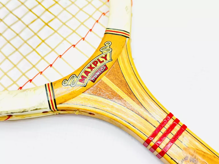 RAKIETA TENISOWA DUNLOP MAXPLY SUPER LASTEK + POKROWIEC PRL VINTAGE RETRO