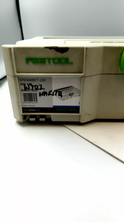 WALIZKA FESTOOL SYSTAINER T-LOC SYS 1 TL